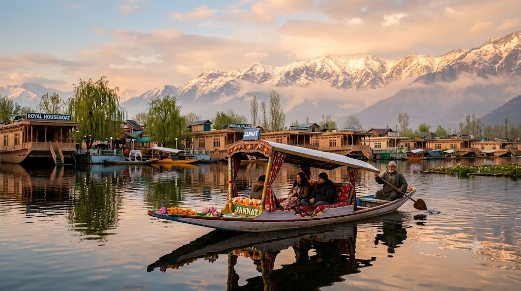 Kashmir Tour Package from Chandigarh 2026: Flights, Road Route, 5-Day Itinerary & Best Time