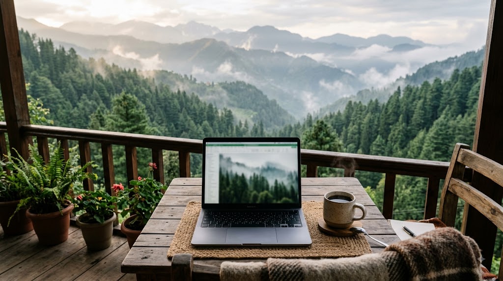 Workation Destinations from Chandigarh: Work From the Hills Without Losing Your WiFi